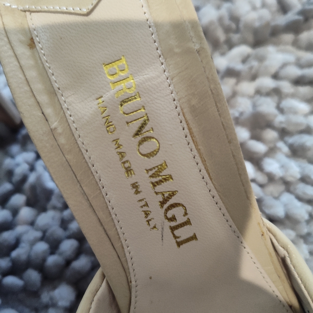 Bruno Magli Leather Patchwork Mules - image 6